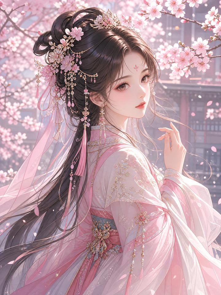 探花动漫-汉服少女